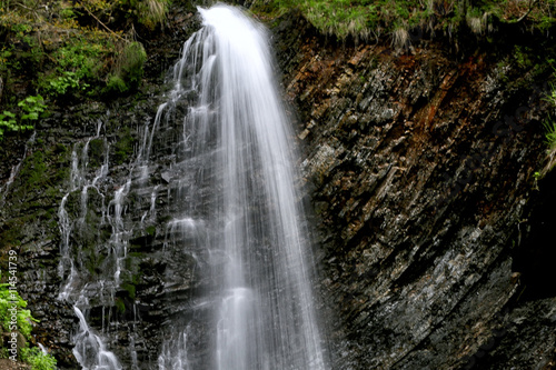 Fototapeta Naklejka Na Ścianę i Meble -  Amazing waterfall in Carpathian mountains