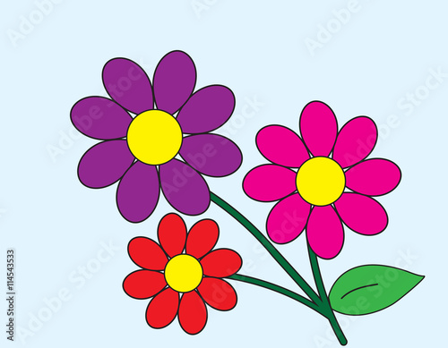 flower cartoon drawing