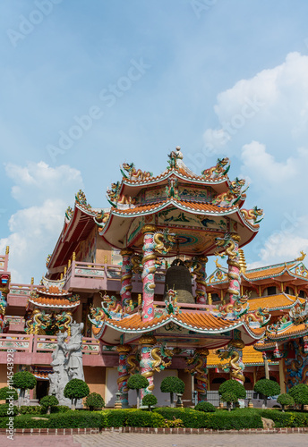 Shrine china park in Asian Thailand