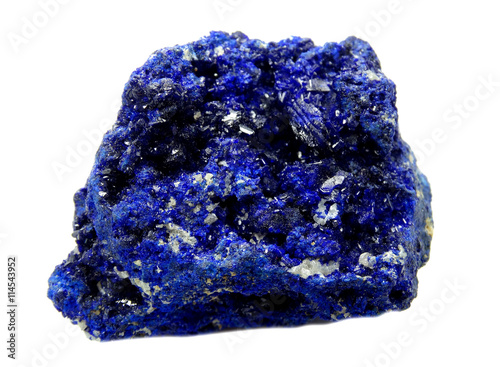 azurite semigem geological mineral crystal photo