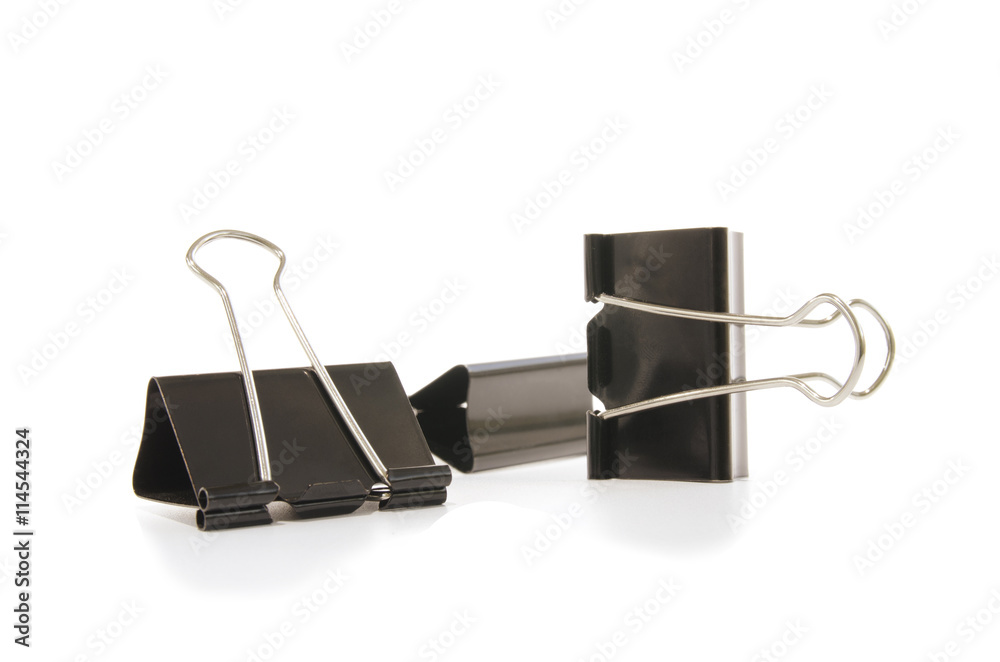 clerical clothespins on white background clerical clothespins on white background