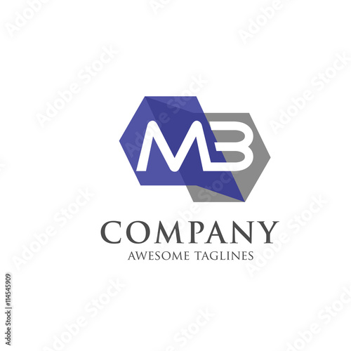 letter MB logo style Free Download letter MB logo style - GFXLoad