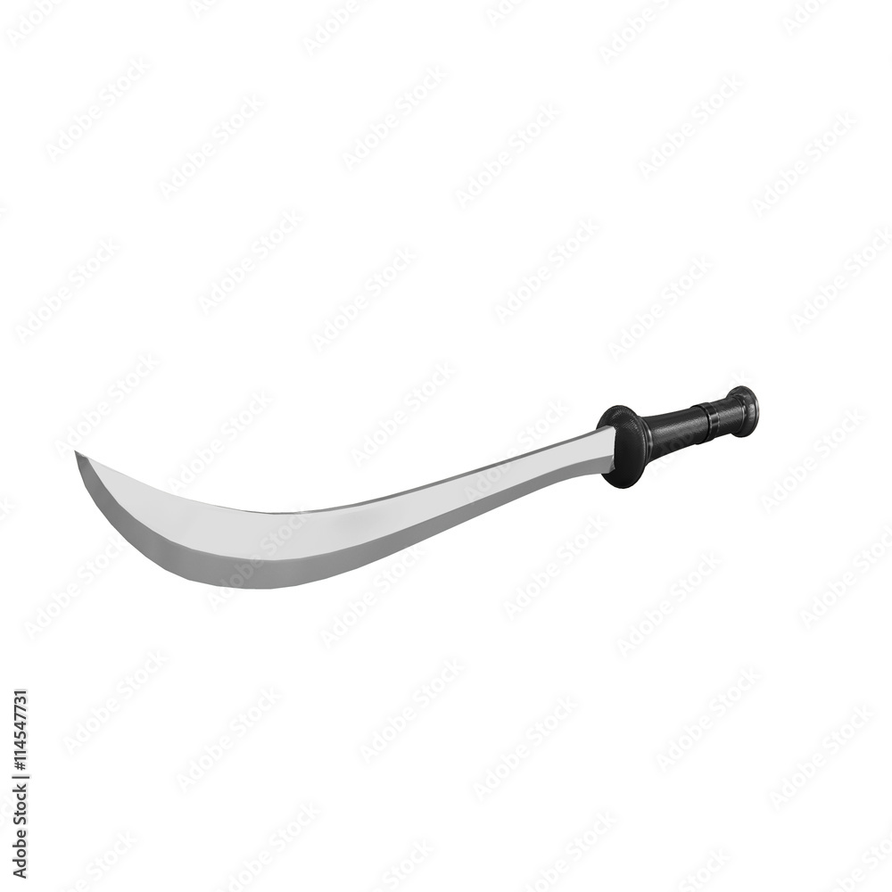 isolated sabre weapon 3d illustration isolated sabre weapon 3d illustration