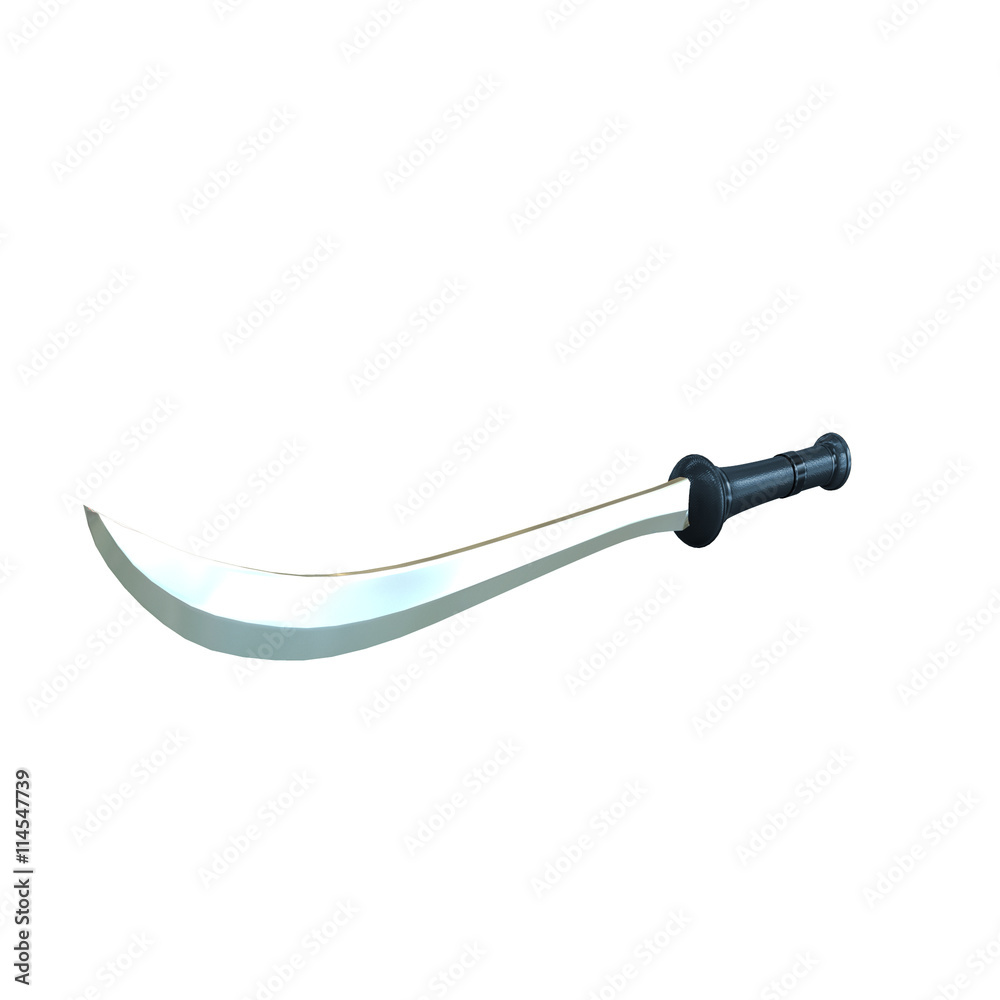 isolated sabre weapon 3d illustration isolated sabre weapon 3d illustration