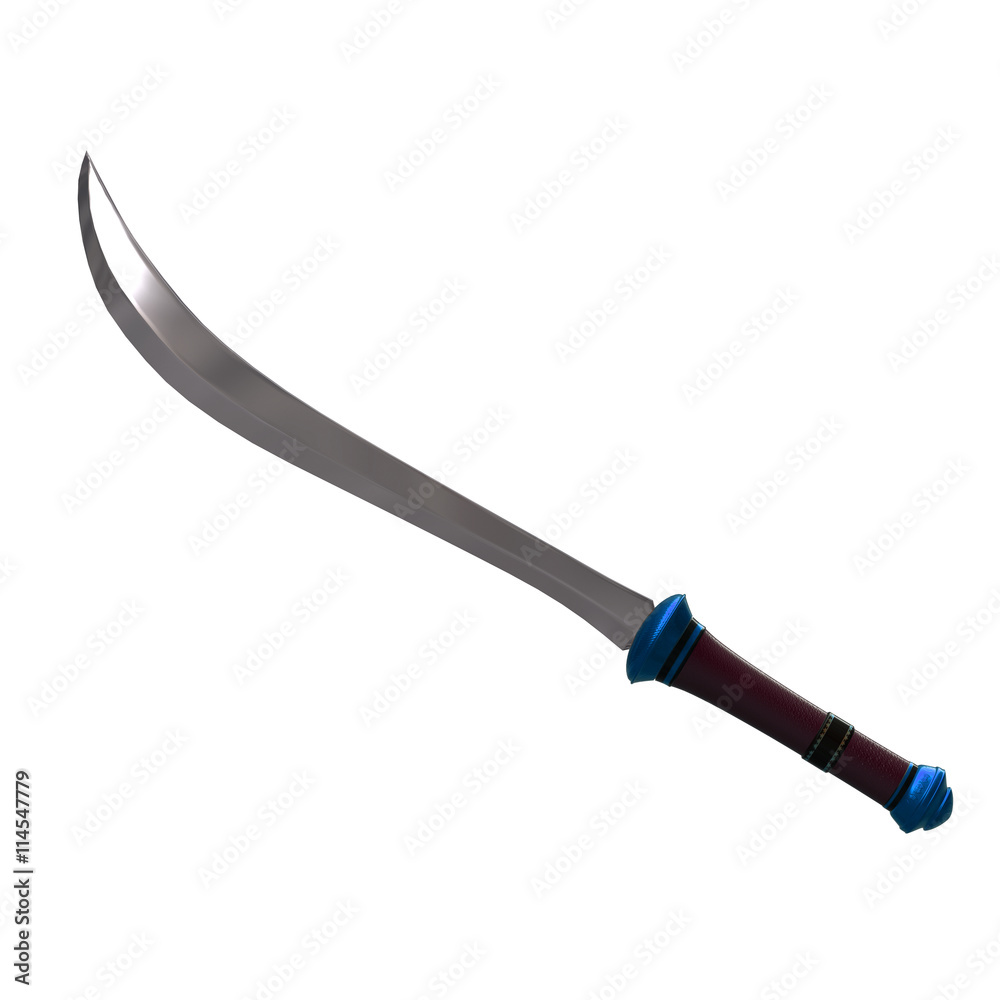 isolated sabre weapon 3d illustration isolated sabre weapon 3d illustration
