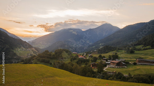 mountain panorama  switzerland