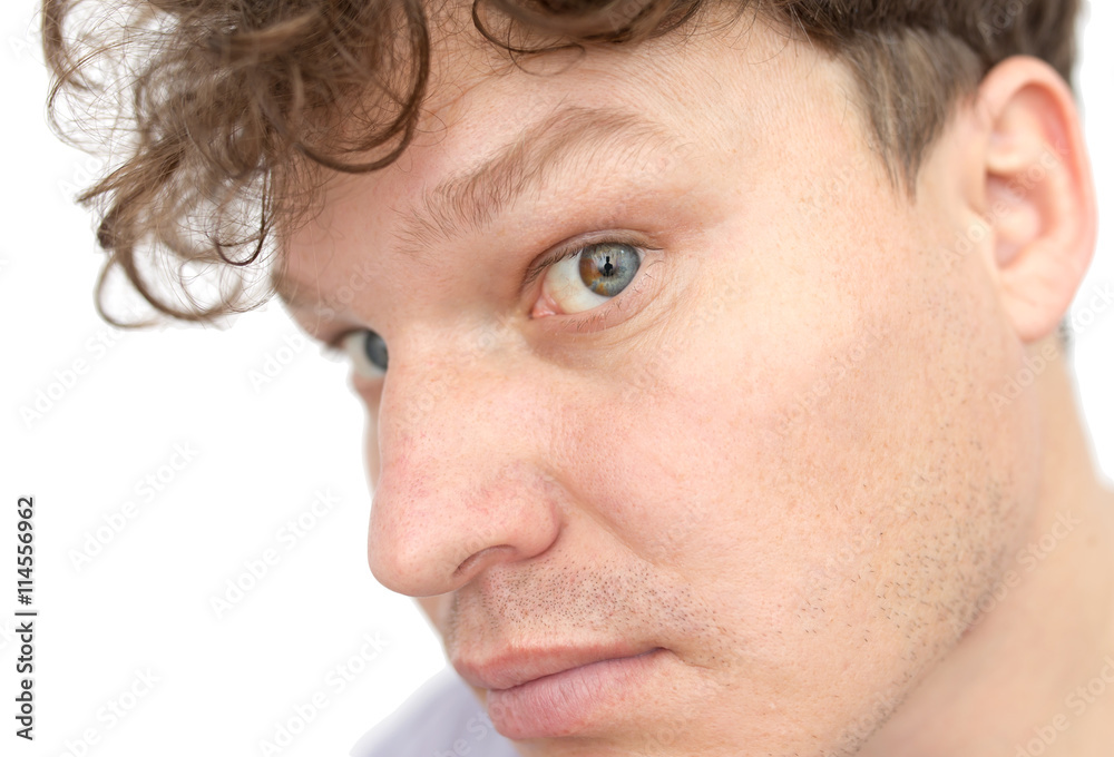 Obraz premium portrait of a man on a white background