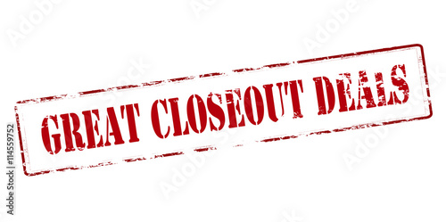 Great closeout deals