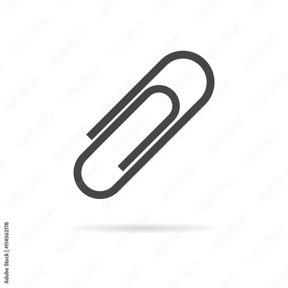 Vector paper clip icon