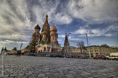 St. Basils Cathedral on Red Square in Moscow, Russia