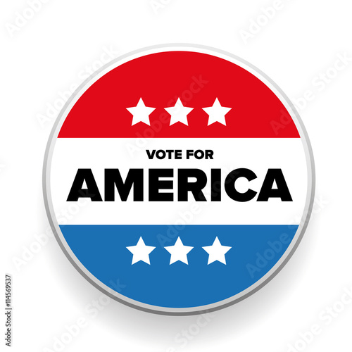 United States Election Vote Button or badge