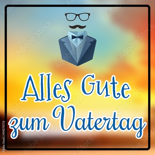 Composite image of alles gute zum vatertag