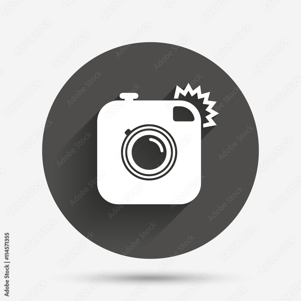 Hipster photo camera sign icon. Retro camera. Hipster photo camera sign icon. Retro camera.