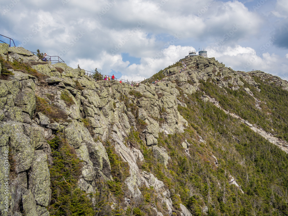 On top of Whiteface Mountain