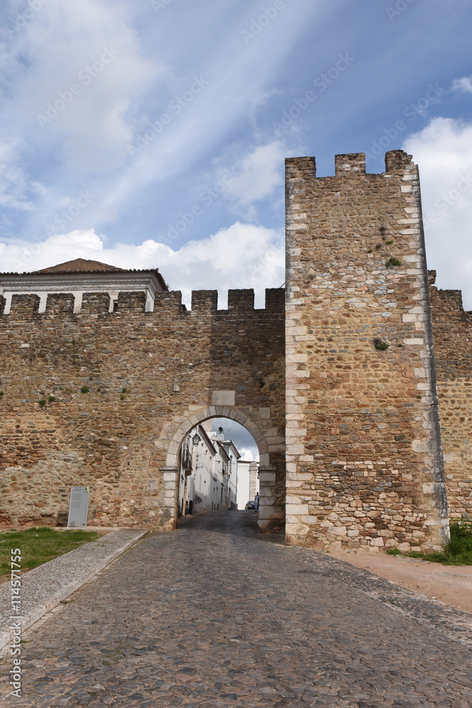 Walls of Estremoz, Alentejo region, Portugal
