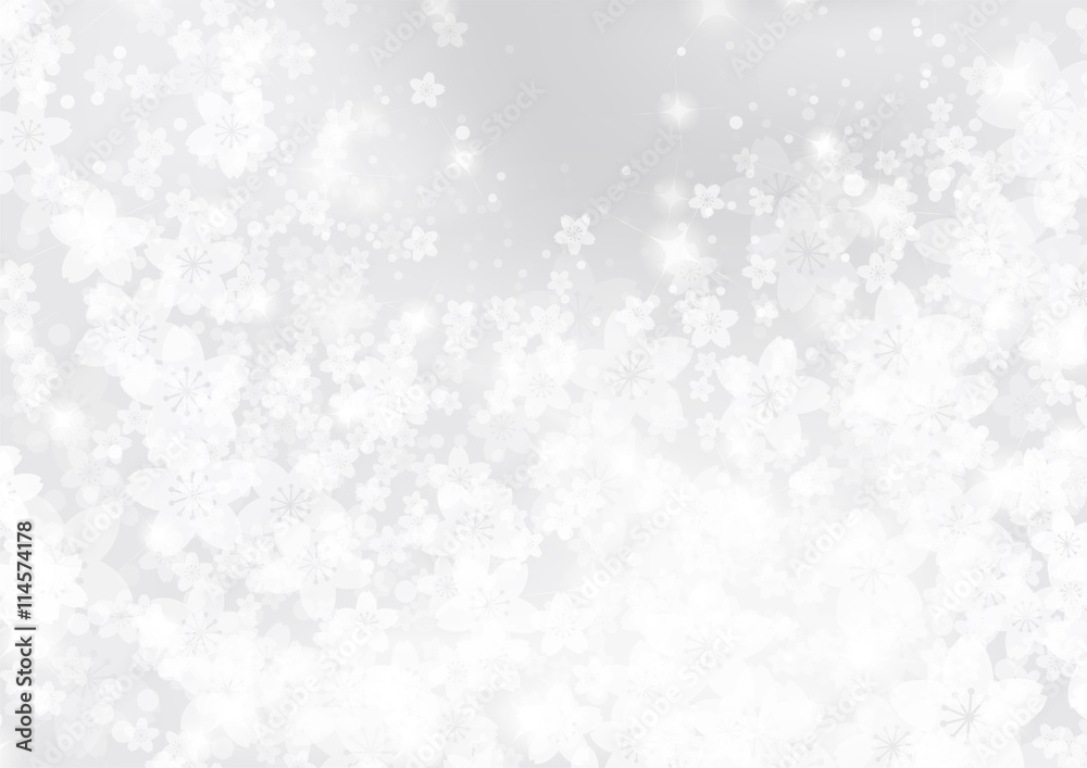 White cherry blossoms background White cherry blossoms background