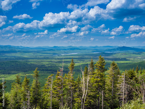 Panaroma of Adirondack Mountains
