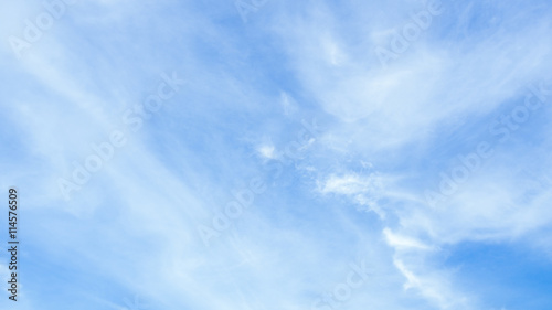 Clouds on blue sky in daylight