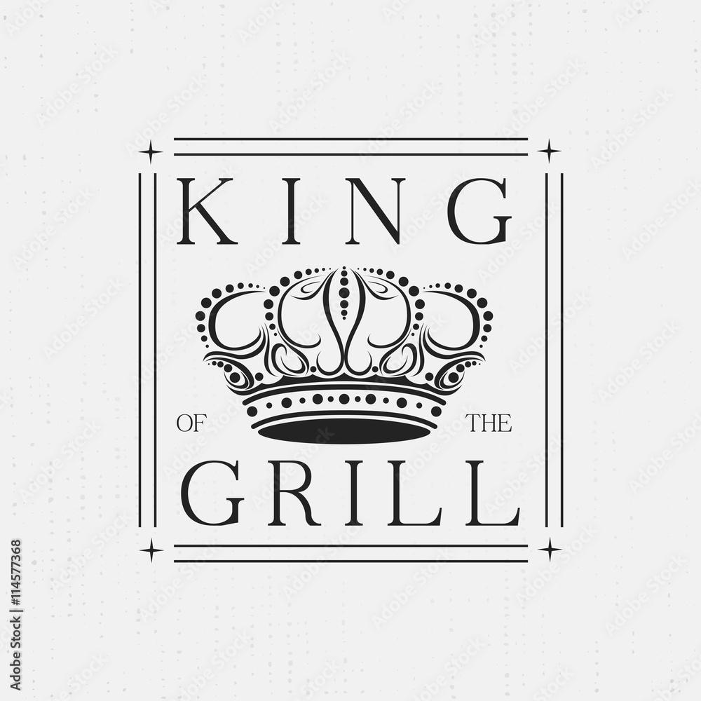 Obraz premium king of the grill