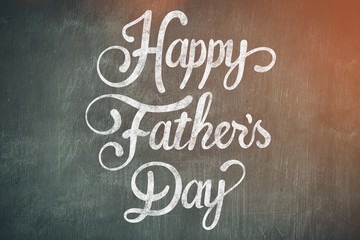 Composite image of fathers day greeting