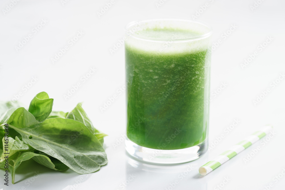 glass of fresh green spinach healthy smoothie glass of fresh green spinach healthy smoothie