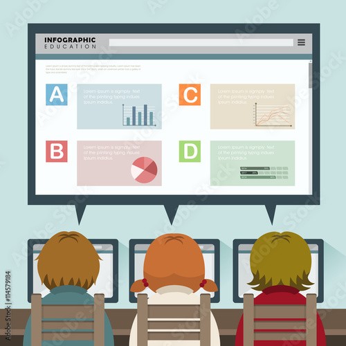 Education infographic template