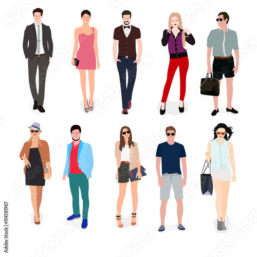 style and casual people