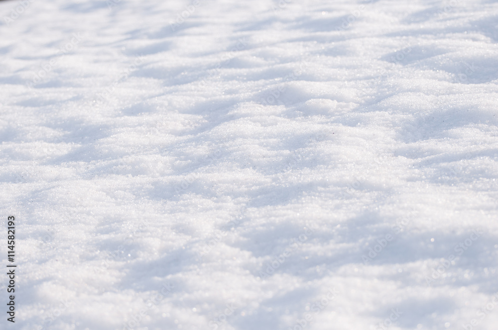 Clear snow background