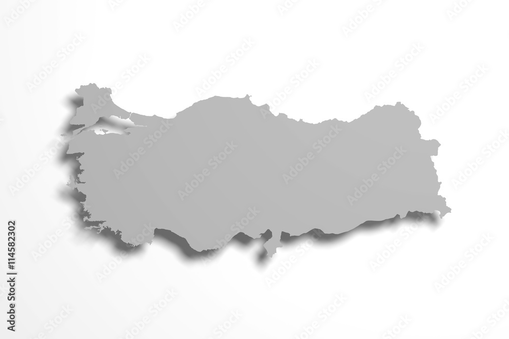 Fototapeta premium Turkey map