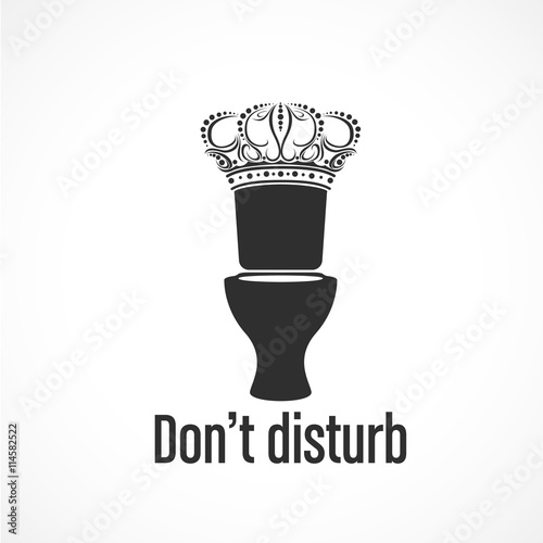 wc humour,don't disturb