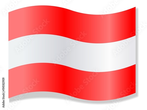 Österreich Flagge photo