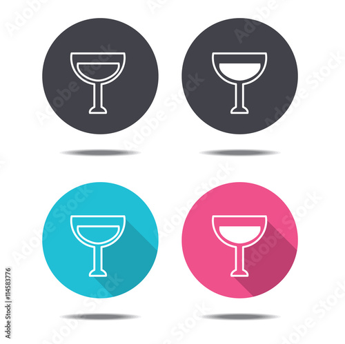 icon design wineglass