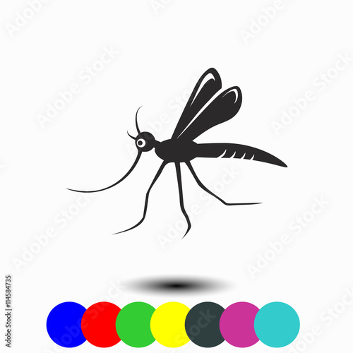 Mosquitoe icon. 