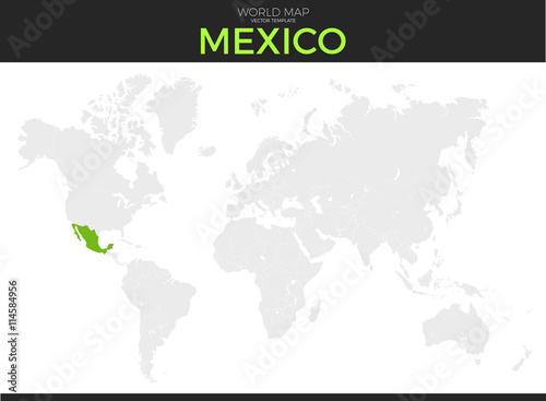 United Mexican States  Mexico Location Map