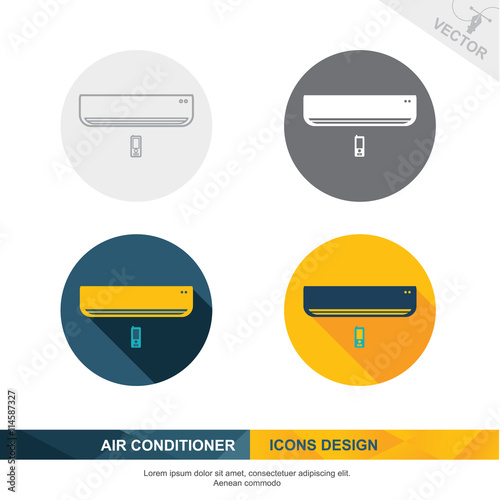 AIR CONDITIONER icon vector design Free Download AIR CONDITIONER icon vector design - GFXLoad