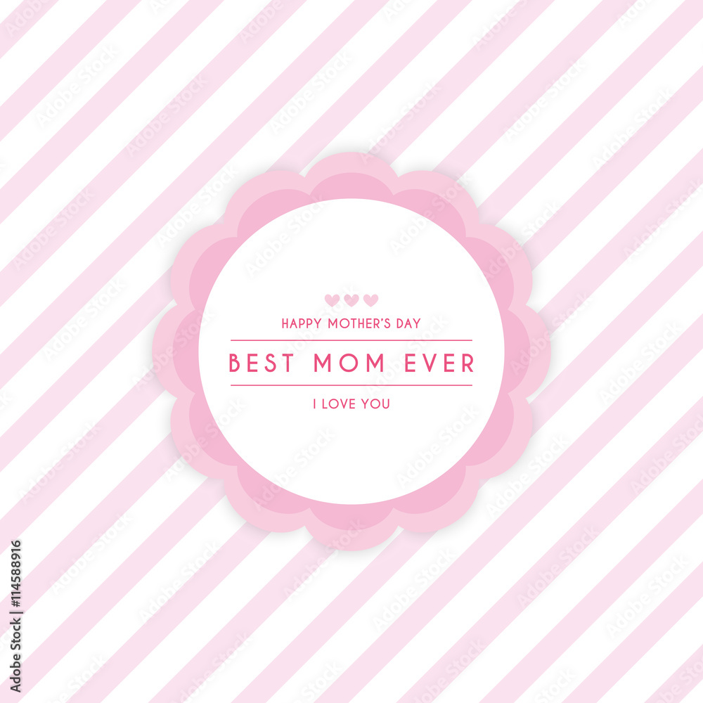 Mother Day label