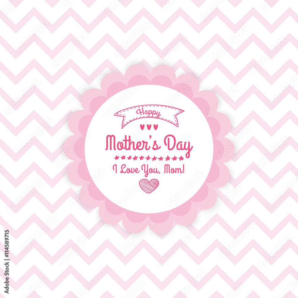 Mother Day label Mother Day label