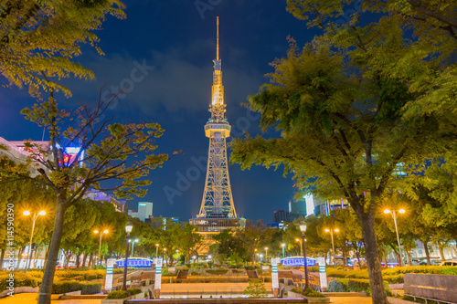 landmark and commercial center of the city Nagoya © nonchanon