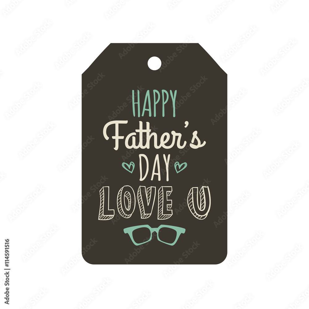 father day label