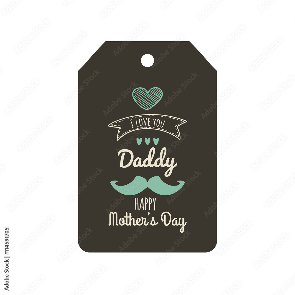 father day label father day label
