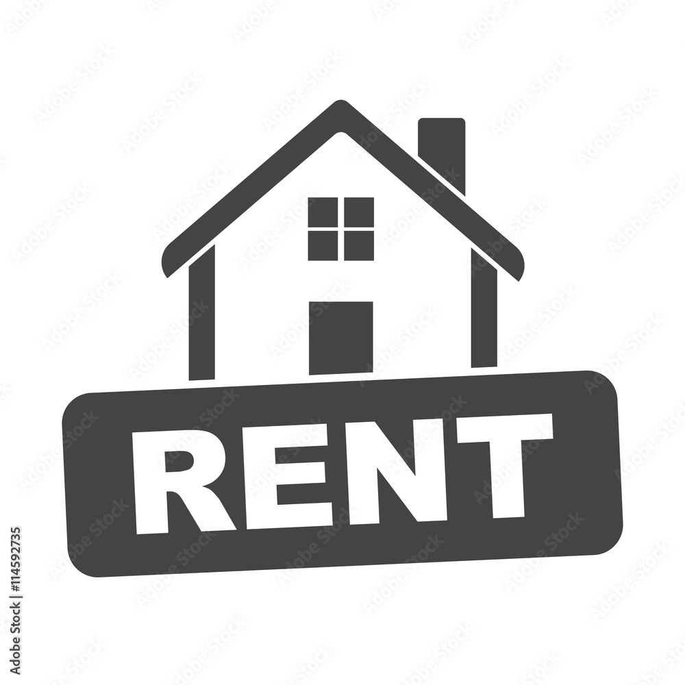 House for rent. Flat vector illustration House for rent. Flat vector illustration