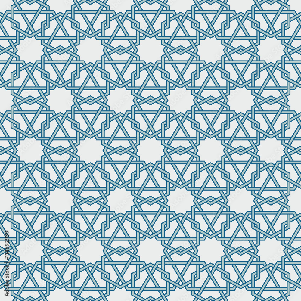 Traditional Islam Geometric pattern, seamless