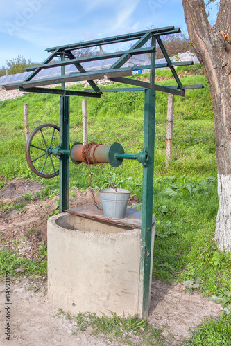 water well in the rural place