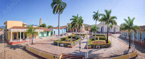 Panorama of Plaza Mayor, Trinidad, Cuba © Delphotostock