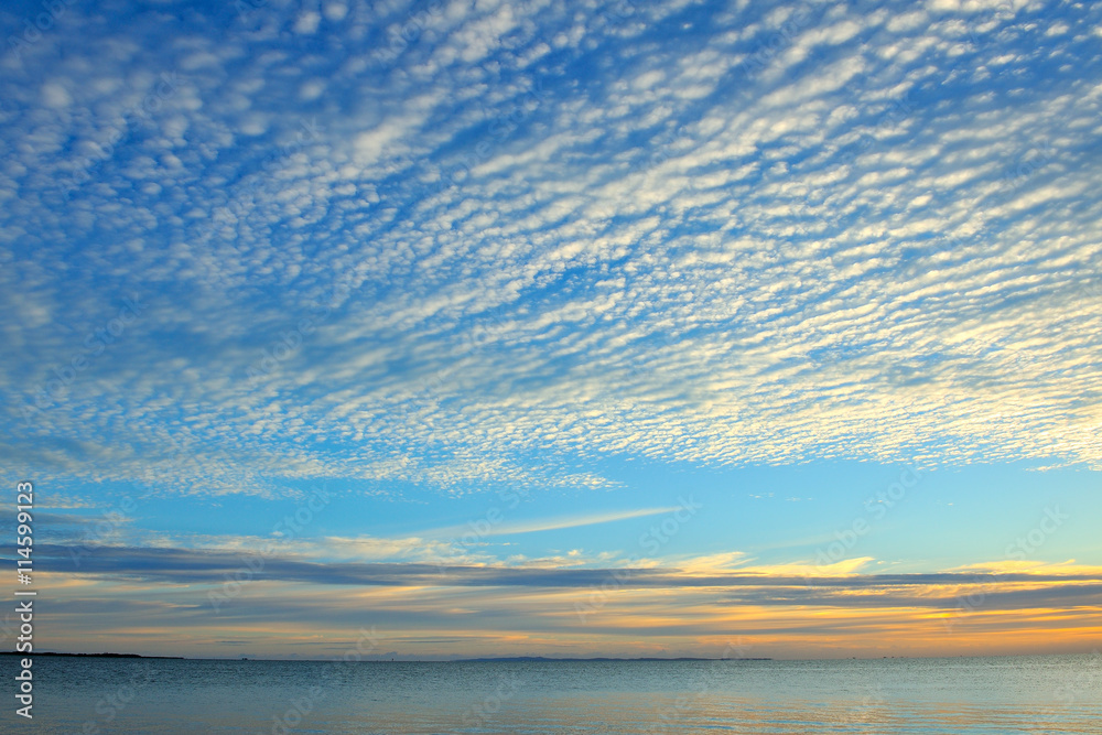 Obraz premium Australia Landscape : Moreton Bay at dawn viewed from Wellington Point