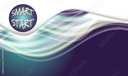 Vector abstract background and the words crowd funding