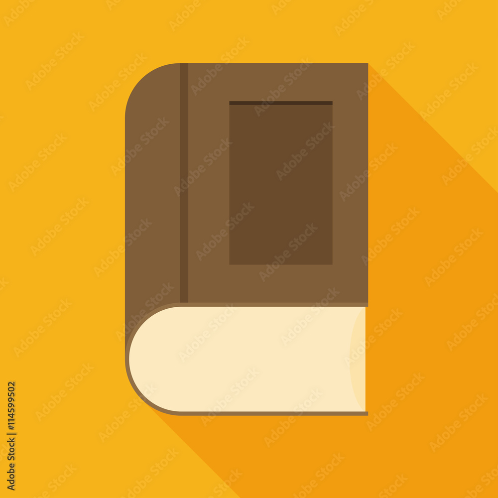 Flat book icon, vector eps10 illustration Flat book icon, vector eps10 illustration
