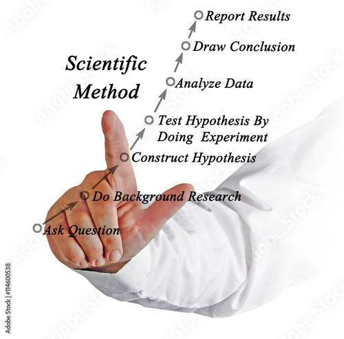 Diagram of Scientific Method photo