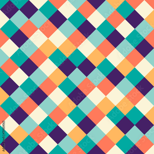 Colorful background with squares