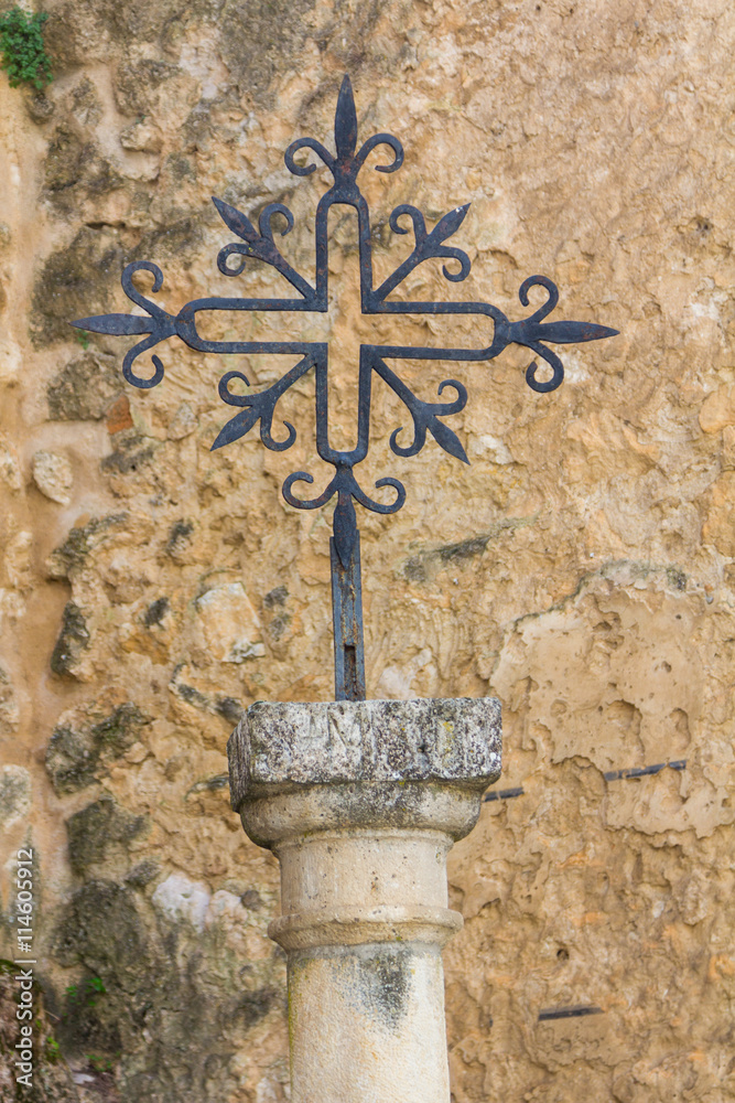 Ancient Cross wrought iron